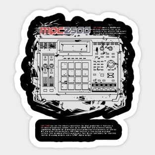 MPC2500 Beast Sticker